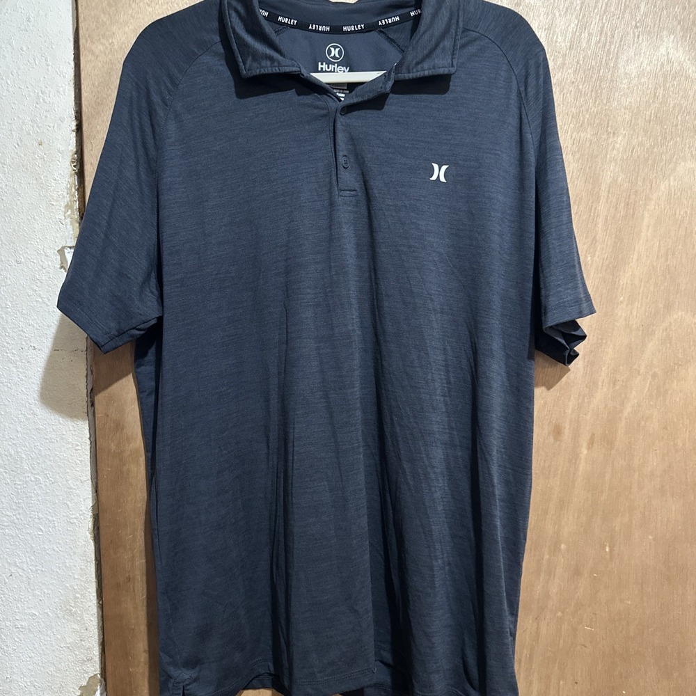 Men's Hurley Performance Polo - Size XLarge Black - Picture 1 of 5